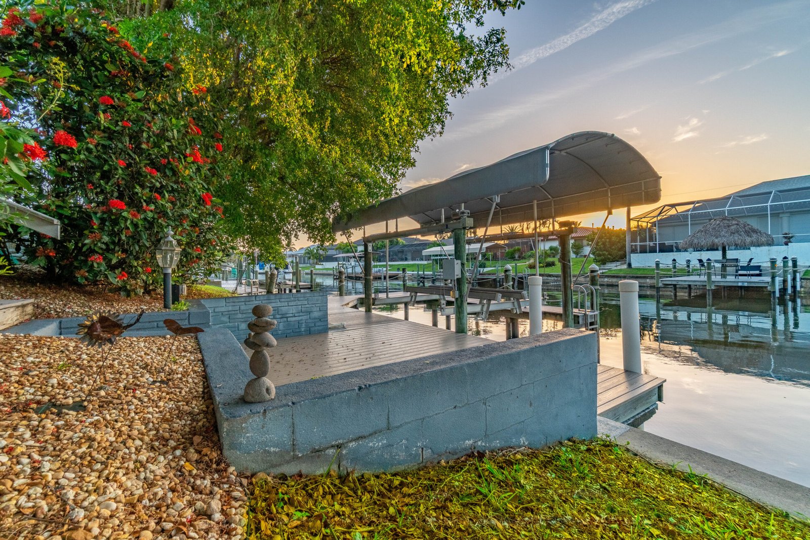 Dockside Daydream Dock Sunrise